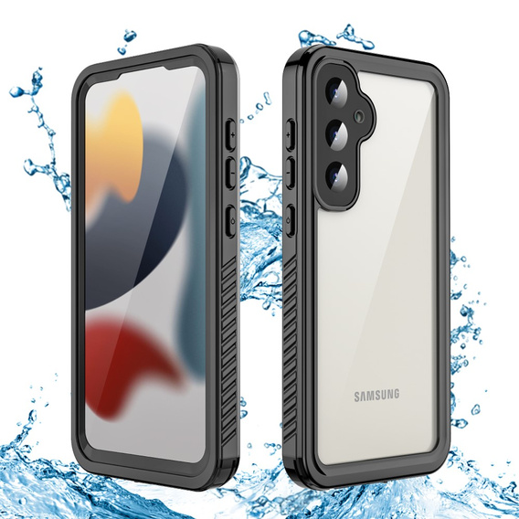 Vodotesné puzdro IP68 pre Samsung Galaxy S23 FE, Redpepper, čierne