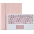Puzdro + klávesnica Lenovo Tab P11 J606F / Tab P11 5G, TouchPad Keyboard, ružové rose gold