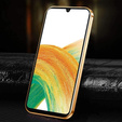 Obal na mobil pre Samsung Galaxy A33 5G, Cowhide Leather, modré