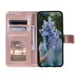 Klapkové puzdro pre Oppo A17, Mandala, ružové rose gold