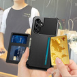 Puzdro pre Samsung Galaxy A54 5G, Card Holder Kickstand, čierne