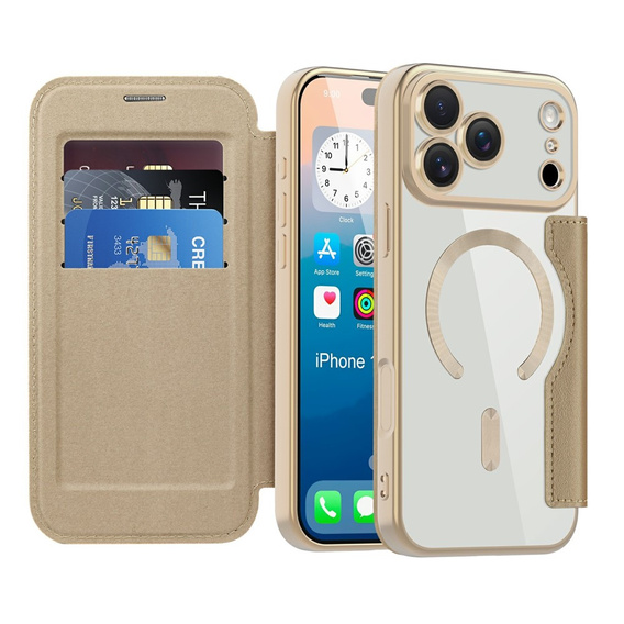 Flipové puzdro RFID Wallet MagSafe s ochranou fotoaparátu pre iPhone 17 Pro Max