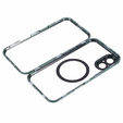 Magnetické puzdro Dual Glass MagSafe pre iPhone 16, zelený