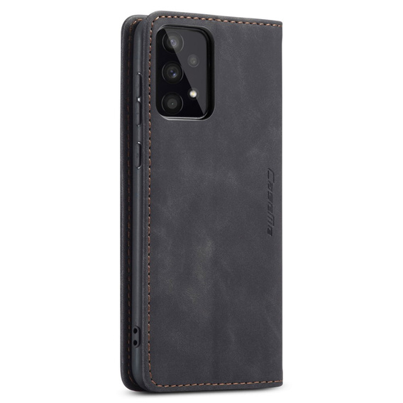 CASEME puzdro pre Samsung Galaxy A53 5G, Leather Wallet Case, čierne