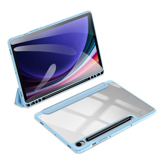 Puzdro pre Samsung Galaxy Tab S10 Lite / S10 FE / S9 FE, Dux Ducis TOBY, modré