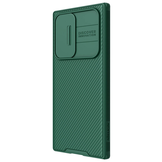 Puzdro pre Samsung Galaxy S23 Ultra, pancierované Nillkin, CamShield Pro, zelený