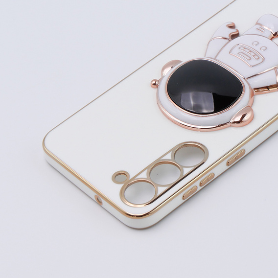 Obal na mobil pre Samsung Galaxy S23 Plus, Astronaut, biele
