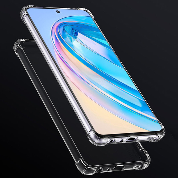 Obal na mobil pre Honor X8a 4G, Dropproof, priehľadné