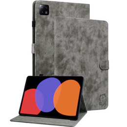 Obal na mobil pre Xiaomi Pad 6, Wallet Pen Slot, sivé