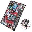 Puzdro pre Lenovo Tab P11 Pro Gen 2 TB132FU TB132XU 11.2", s chlopňou, graffiti