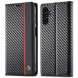 Flipové puzdro pre Samsung Galaxy A56, Carbon LC.IMEEKE, čierne
