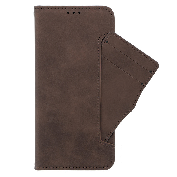 Klapkové puzdro pre Oppo A58 4G, Card Slot, hnedé