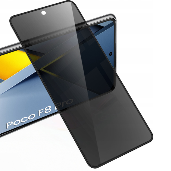 ERBORD Anti-Spy ochranné tvrdené sklo (2 ks) pre Xiaomi Poco F8 Pro