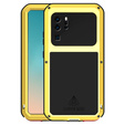 Love Mei Obal na mobil pre Huawei P30 Pro, armored with glass, žlté / čierne