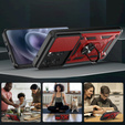 Obal na mobil pre Motorola Moto G86 5G, CamShield Slide, červené