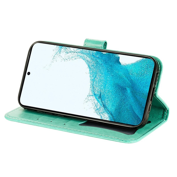 Klapkové puzdro pre Samsung Galaxy A54 5G, Mandala Flower, zelený