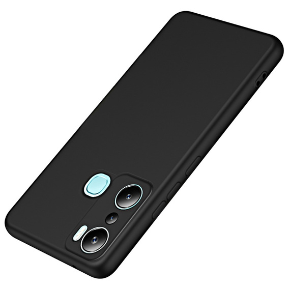 Obal na mobil pre Infinix Hot 20i, Silicone Lite, čierne