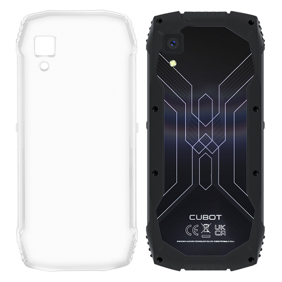 Tenké puzdro pre Cubot KingKong Mini 3, Slim, priehľadné