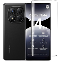 3D tvrdené sklo pre Xiaomi Redmi Note 14 Pro, čierny rám