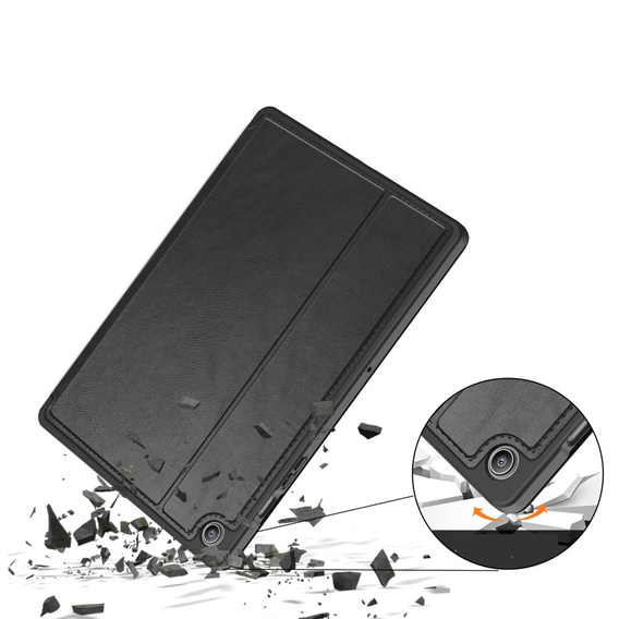 Puzdro pre Samsung Galaxy Tab S10 Lite / S10 FE / S9 FE, Business Card and Pen Slot, čierne