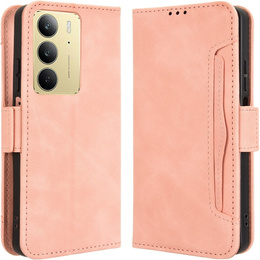 Klapkové puzdro pre Realme 14X / Realme C75, Card Slot, ružové