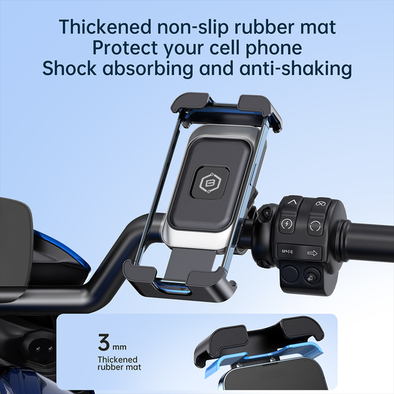Blavec držiak na bicykel/motocykel BV-02 Velo na riadidlá