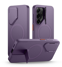 Puzdro pre Samsung Galaxy S25+ Plus, Suritch Shockproof, pre MagSafe, fialové