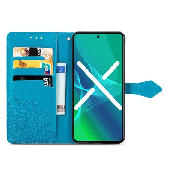 Klapkové puzdro pre Samsung Galaxy A53 5G, Mandala, modré