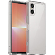 Obal na mobil pre Sony Xperia 5 V, Fusion Hybrid, priehľadné