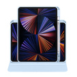 Puzdro pre iPad Pro 11" 2022/2021/2020 (4/3/2 gen.), s priestorom pre stylus, otočné o 360°, modré