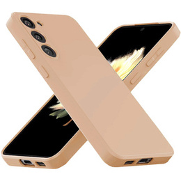 Obal na mobil pre Samsung Galaxy S23 5G, Silicone Lite, oranžové