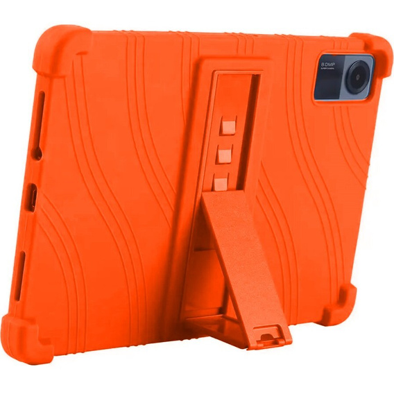 Silikón puzdro pre Xiaomi Redmi Pad SE 11", Impact, pancierovaný, oranžové