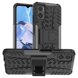 Obal na mobil pre Motorola Moto E22 / E22i, Tire Armor, čierne