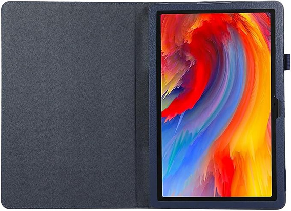Puzdro pre Lenovo Tab M11, bi-fold, s chlopňou, tmavomodré