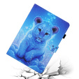 Puzdro pre Lenovo Tab M10 Plus TB-X606F, s chlopňou, tiger
