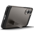 Puzdro Spigen pre Samsung Galaxy A36 5G, Tough Armor Mag MagSafe, čierne + tvrdené sklo 9H