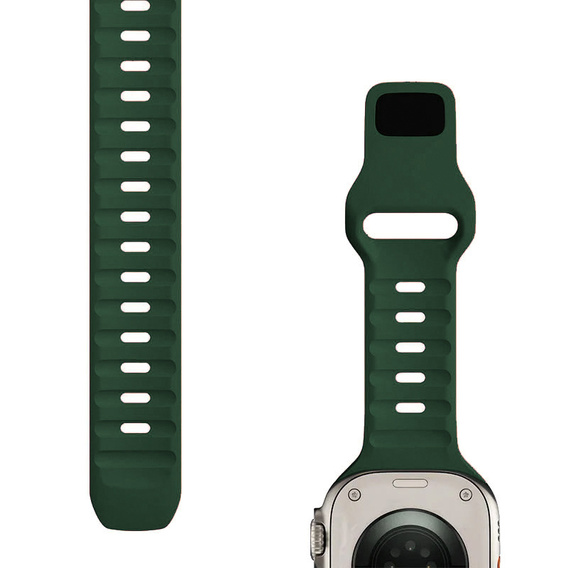 Pasek Silikonowy do Apple Watch 1/2/3/4/5/6/7/8/SE/ULTRA 42/44/45/49MM, Zielony