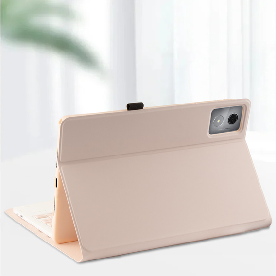 Puzdro s klávesnicou Bluetooth a touchpadom pre Lenovo Tab K11 Plus - ružové