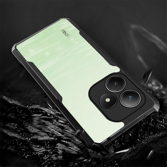 Obal na mobil pre Realme C63, AntiDrop Hybrid, čierne