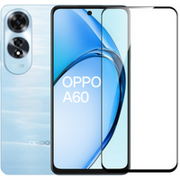 3D tvrdené sklo pre Oppo A60, čierny rám