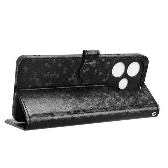 Flipové puzdro pre Oppo A5 Pro 5G, Wallet Rhombus, čierne