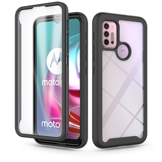 Puzdro pre Motorola Moto G10 / G20 / G30, Shockproof, s fóliou, modré