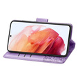 Klapkové puzdro pre Oppo A80, Butterfly, fialové