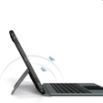 Puzdro + klávesnica Galaxy Tab S9+, NILLKIN Bumper Pen Slot, čierne