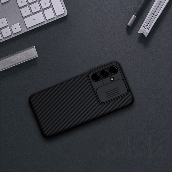 Puzdro pre Samsung Galaxy A16 5G, pancierované Nillkin, CamShield Pro, čierne