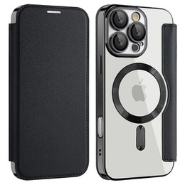 Klapkové puzdro pre iPhone 16 Pro, RFID Wallet MagSafe CamShield, čierne