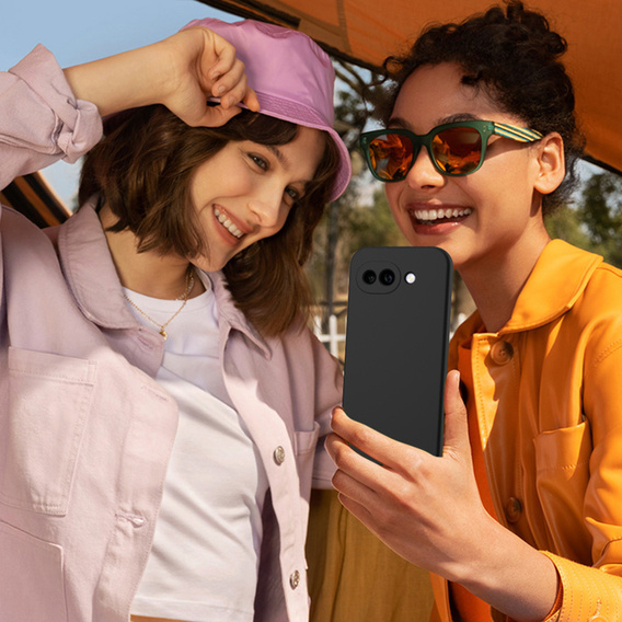 Silikónové puzdro Silicone Lite pre Google Pixel 10a, čierne