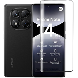 3D tvrdené sklo pre Xiaomi Redmi Note 14 Pro, čierny rám