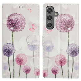 Klapkové puzdro pre Samsung Galaxy A55 5G, Wallet, Dandelion