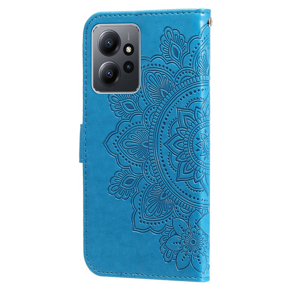 Klapkové puzdro pre Xiaomi Redmi Note 12 4G, Mandala Flower, modré